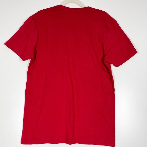 General Standard Land Of The Free T-Shirt Mens Red Pullover Cotton Sz Medium NEW - Picture 4 of 8